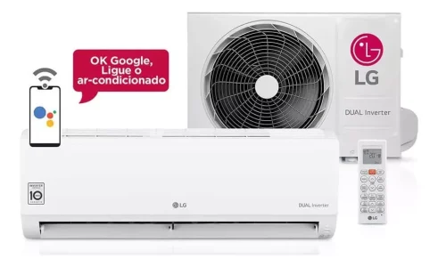 Ar Condicionado Split Hi Wall Inverter LG Dual Voice 24000 B