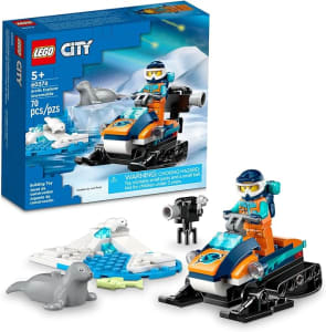 LEGO Set City Exploration 60376 Mota de Neve Exploradora do artico 70 peças