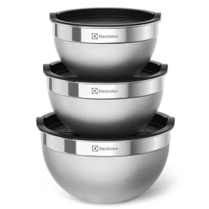 Conjunto de Bowls Tigelas de Inox com Tampa Plástica Electrolux