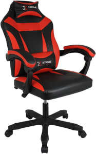 Cadeira Xtreme Gamers Supra Giratória Reclinável Altura Ajustável (Preto/Vermelho)