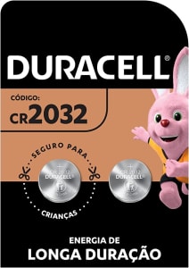 Pilha Moeda Duracell CR 2032 2 Unidades