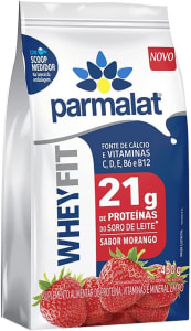 Parmalat Whey Protein Em Pó Morango Whey Fit 450G