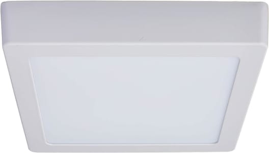 Painel Plafon LED 12W de Sobrepor Quadrado 17cm, Bivolt, 3000k Branco Quente, Avant