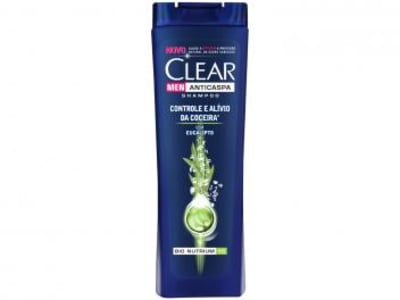 Shampoo Clear Anticaspa - Controle e Alívio da Coceira 200ml