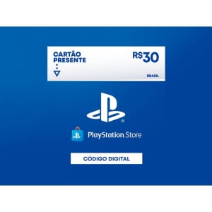 R$30 PlayStation Store - Cartão Presente Digital