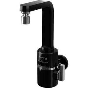 Torneira Elétrica Hydra-Corona Slim 4T Black Parede 5500W