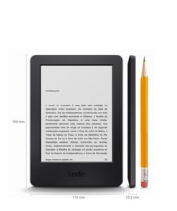 KINDLE PAPERWHITE WI-FI PRETO 4gb tela 6” alta definição sensível ao toque iluminação embutida