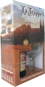 Kit La Trappe Dubbel - 1 gfa 750 ml + 1 taça 250 ml La Trappe 750Ml