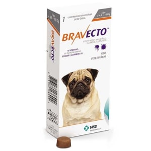 Bravecto Anti Pulgas E Carrapatos Para Cães De 4,5 A 10kg