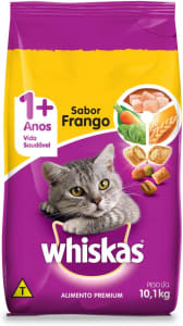 Ração Whiskas Frango Para Gatos Adultos 10,1 kg