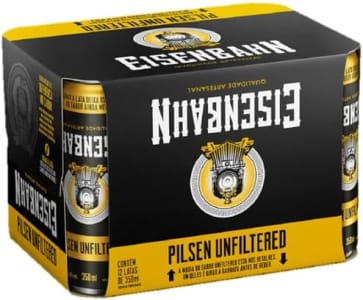 Pack de Eisenbahn UnfiLTered LT 350ml 12 Unidades