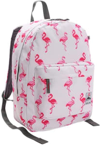  Mochila Casual Poliester Flamingo 16.5" Bege 