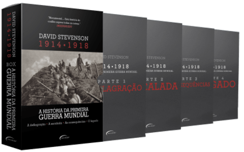 Box - A História da Primeira Guerra Mundial - 1914-1918 - 4 Volumes