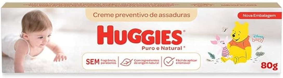 Creme Preventivo de Assaduras Huggies Puro e Natural - 80g