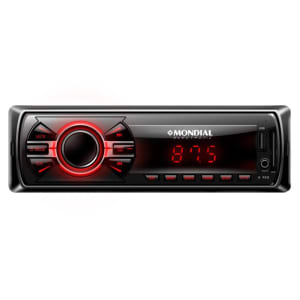 Som Automotivo Mondial Bluetooth Entradas USB, SD, Auxiliar e MP3 - AR-06