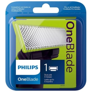 Lâmina Para Aparelho De Barbear Philips Oneblade Qp210/50 Para Séries Qp25 E Pro Qp65