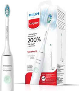 Escova de Dente Elétrica Philips Colgate SonicPro 10 Recarregável Bivolt