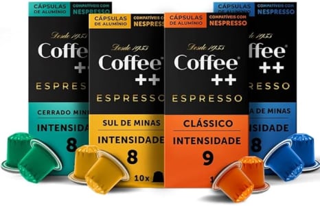 Kit 40 Cápsulas Café Especial Coffee Mais Compatível com Nespresso