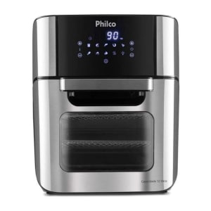 Fritadeira Air Fry Philco 12 Litros Oven Preta PFR2200P 127 Volts - Fritadeira sem Óleo / Air Fryer - Magazine Ofertaesperta