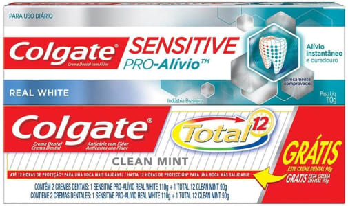 Creme Dental Colgate Sensitive Pro-Alívio + Grátis Colgate Clean Mint