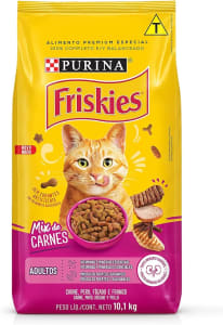 Ração Gatos Adultos Friskies Mix de Carnes 10,1kg