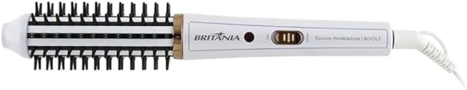 Britânia Escova Modeladora Bec04 Britania Biv Branco