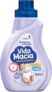 5 Unidades — Casa Km Amaciante Vida Macia Glicerina & Amêndoas 500Ml