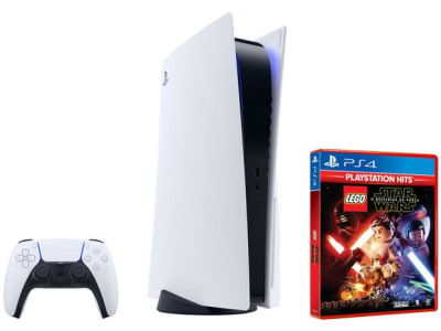 Console Playstation 5 (Com leitor de Disco) + Jogo Lego Star Wars O Despertar da Força - PS4