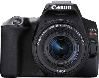 Câmera Digital Canon SL3 DSLR com 24.1MP 3" Gravação em Full HD - EF-S 18-55MM