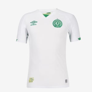 Camisa Masculina Umbro Chapecoense Of.2 2022 (Classic S/N) - Branco+Verde