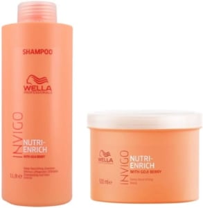Kit Shampoo e Máscara Wella Nutri Enrich Invigo