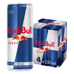 4 Packs — Energético Red Bull 250ml - 4 Unidades (Total 16 unidades)