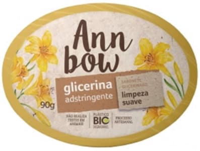 Sabonete Ann Bow Glicerina Adstrigente De 90g, ANN Bow