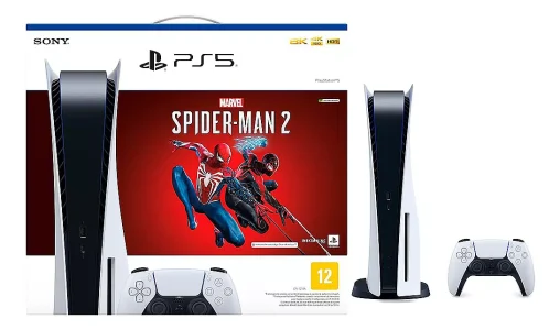 Playstation 5 + Jogo Marvels Spider Man 2 825 Ssd Bivolt