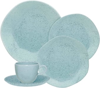 Conjunto de Porcelana Oxford (Azul)