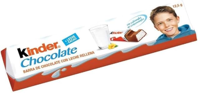 Chocolate Kinder ao Leite com Recheio ao Leite com 12,5g