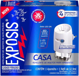 Repelente Para Ambientes Exposis Casa Aparelho E Refil 32,9ml