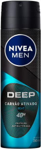 10 Unidades — Desodorante NIVEA MEN Antitranspirante Aerossol Deep Beat 150ml