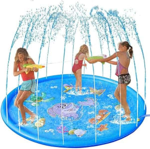 Brastoy Piscina Chafariz Infantil 170cm Splash Sprinkler Pad (Golfinho)