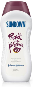 Protetor Solar Praia e Piscina Sundown FPS 70, 200ml