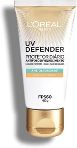 L'Oréal Paris UV Defender Antioleosidade FPS 60 Média - Protetor Solar Facial 40g