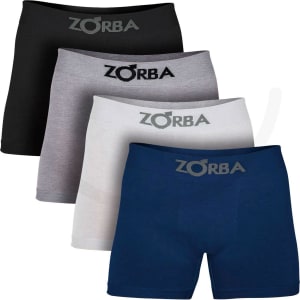 Kit 4 Cuecas Box Boxer Zorba Algodão Sem Costura 781 Full - Cueca - Magazine 