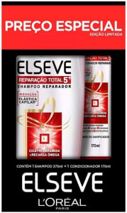 Kit Shampoo + Condicionador Reparação Total 5, 545 ml, 2 Unidades, Elséve