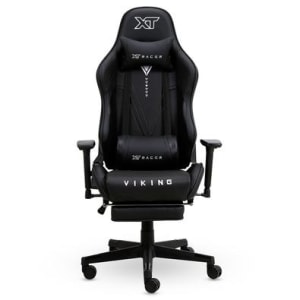 Cadeira Gamer XT Racer Viking Series Até 120kg Com Almofadas e Apoio de Pés Reclinável Descanso de Braço 3D