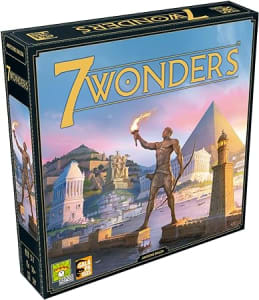 Galápagos, 7 Wonders 2ª Edição, Jogo de Tabuleiro de Estratégia, 3 a 7 jogadores, 30 min