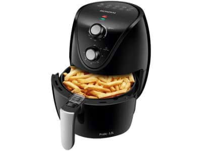 Fritadeira Elétrica sem Óleo/Air Fryer Mondial Pratic AF-31 Preta 3,5L com Timer - Fritadeira sem Óleo / Air Fryer - Magazine {{route.pmdStoreName}}Logo LuLogo Magalu