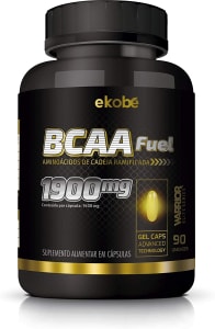 Ekobé BCAA, Aminoácidos de cadeia ramificada em cápsulas, 1400 mg