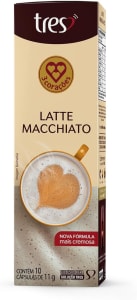 3 Corações Cápsula Tres Latte Macchiato