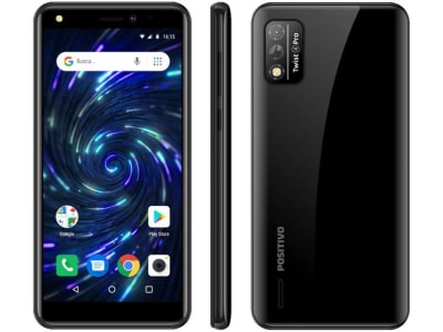 Smartphone Positivo Twist 4 Pro 64GB Preto 4G Octa-Core 1GB RAM Tela 5,5” Câm. 8MP + Selfie 5MP - Smartphone Positivo - Magazine {{route.pmdStoreName}}Logo LuLogo Magalu