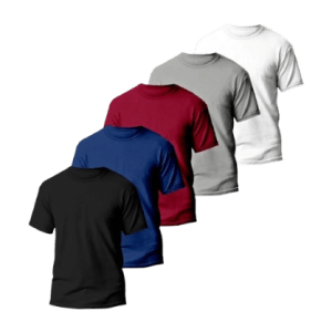 Kit 5 Camisetas Básicas Masculina Dry Fit Lisa Tradicional